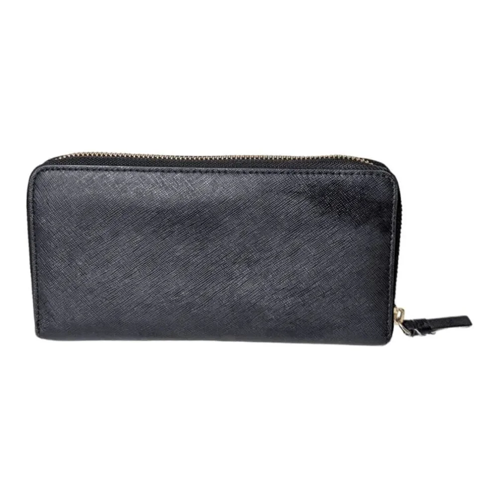 TORY BURCH Robinson Zip Around Saffiano Leather Wallet